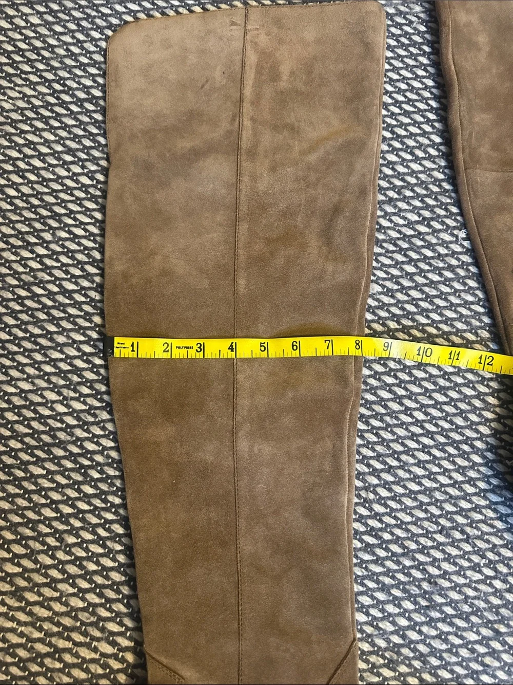 Vince Camuto over the knee suede leather boots 9
